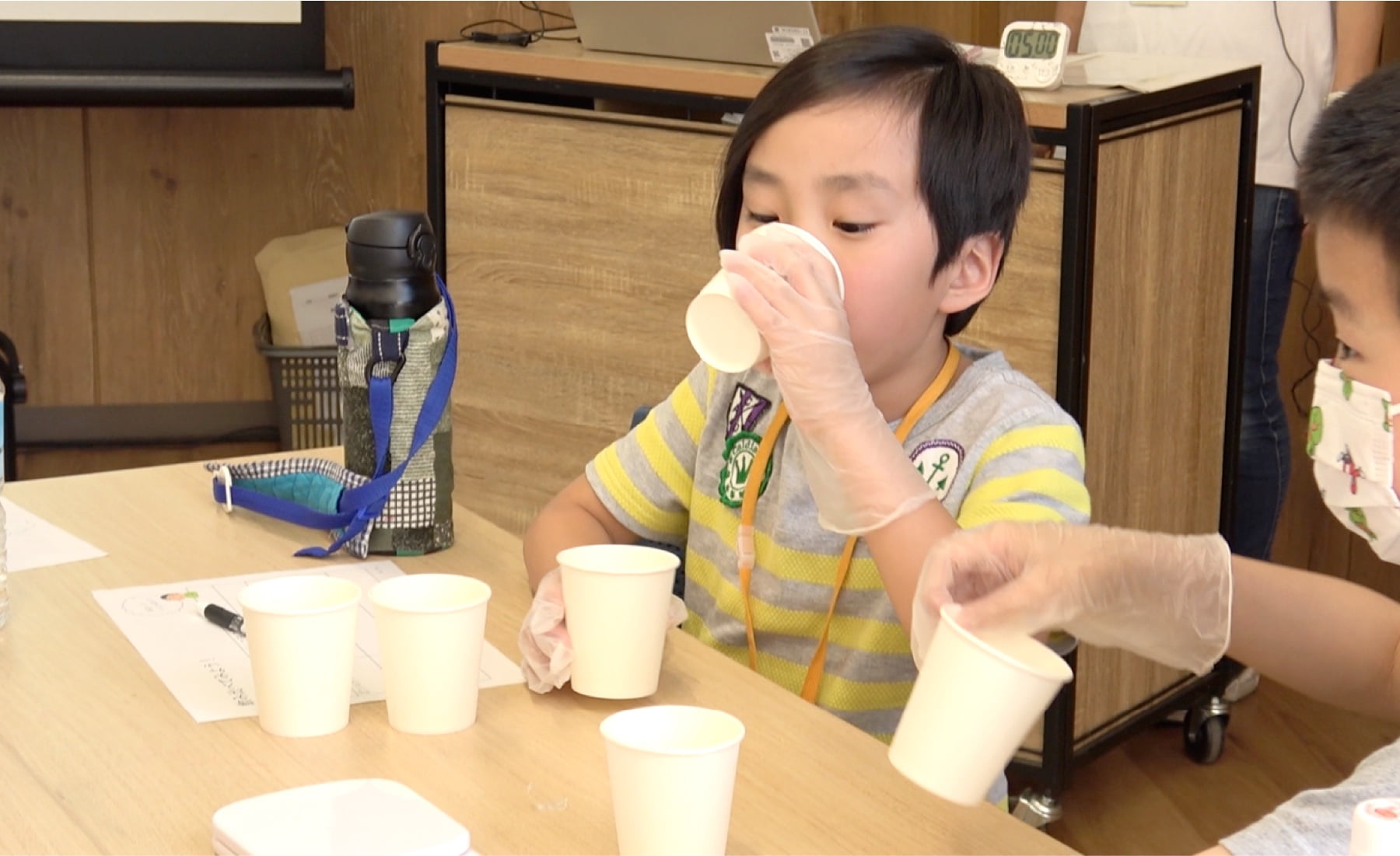 「フルーツの味がする、甘い！」